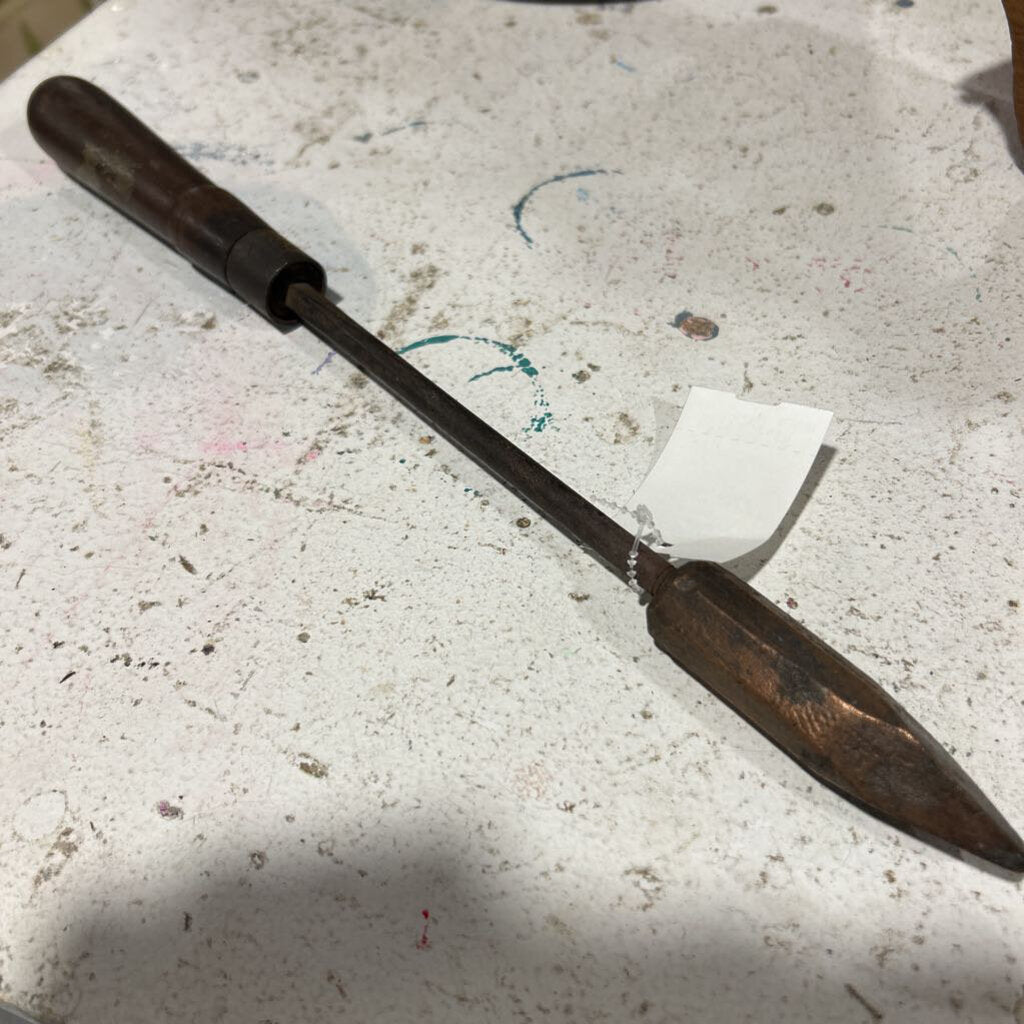 Vintage non-electric soldering iron (soldering coppers) c.1800s-1930s.