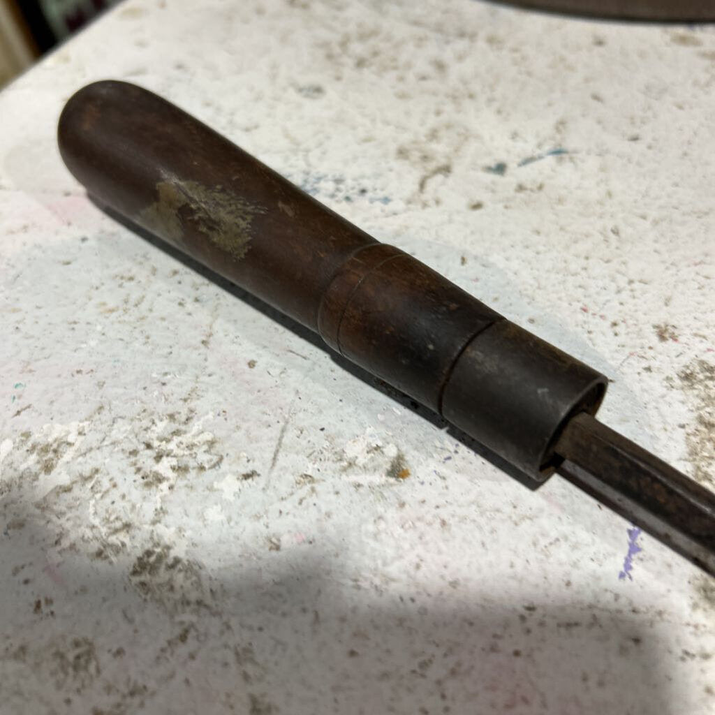 Vintage non-electric soldering iron (soldering coppers) c.1800s-1930s.
