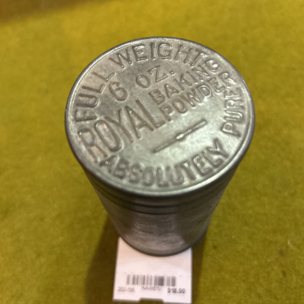 Royal Baking Tin, 6oz, Embossed Lid. c.1880s-1910. *as is*