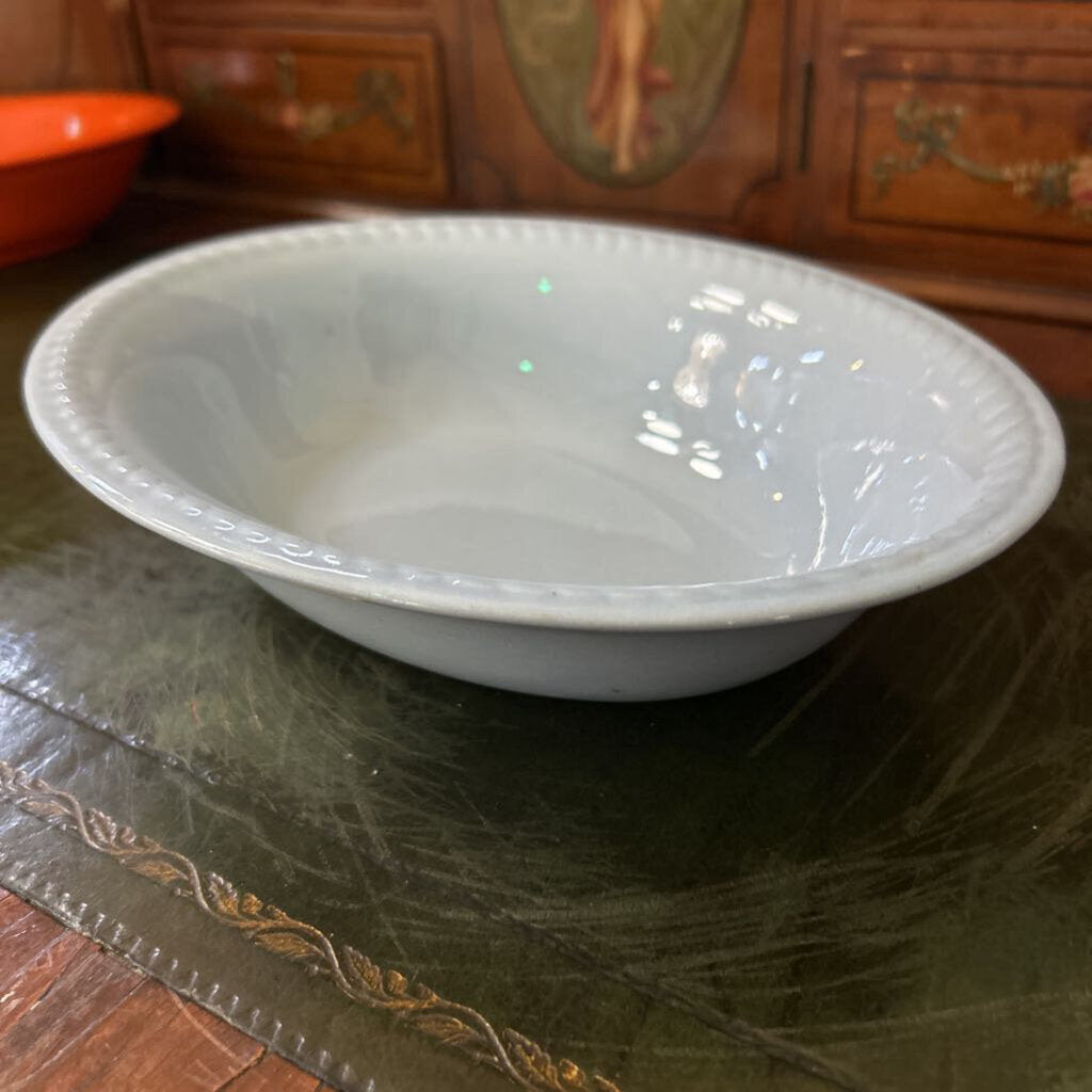 Oval Vegetable Serving Dish, Kraft Blue, Homer Laughlin, USA. c.1937-1950.