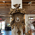 Black Forest Coo-Coo Clock. Hand carved in Germany; circa 1980-90. 8 day movement, works