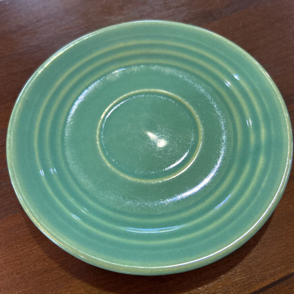 Bauer Pottery, Ring ware Design, Saucer, c.1940s