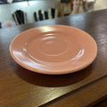 Bauer Pottery Ring ware Saucer Pink No.507 c.1940s.