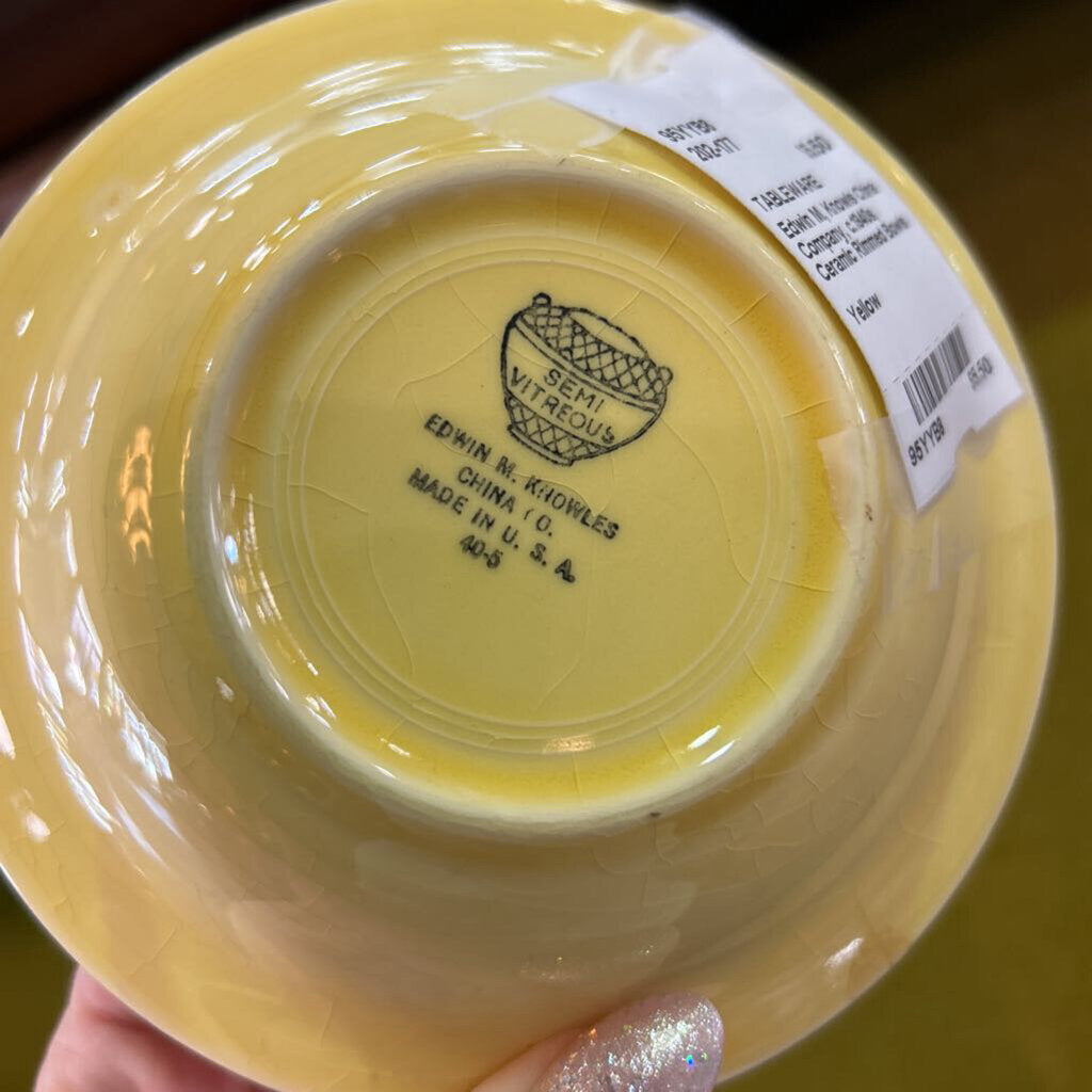 Edwin M, Knowls China Company, c.1940s, Ceramic Rimmed Bowls.
