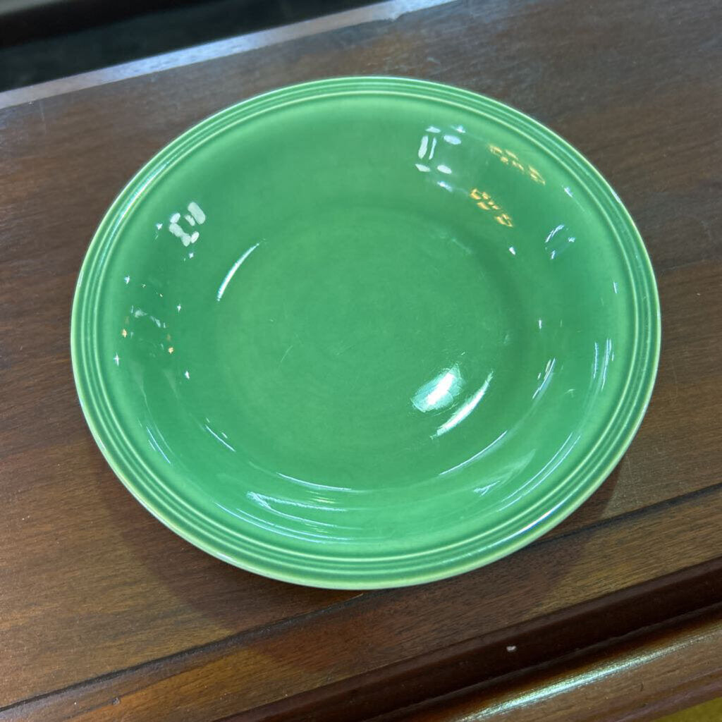 1940s, Edwin Knowles, Deanna Rim Soup Bowls, Sold Glaze Art Deco, c.1940s.