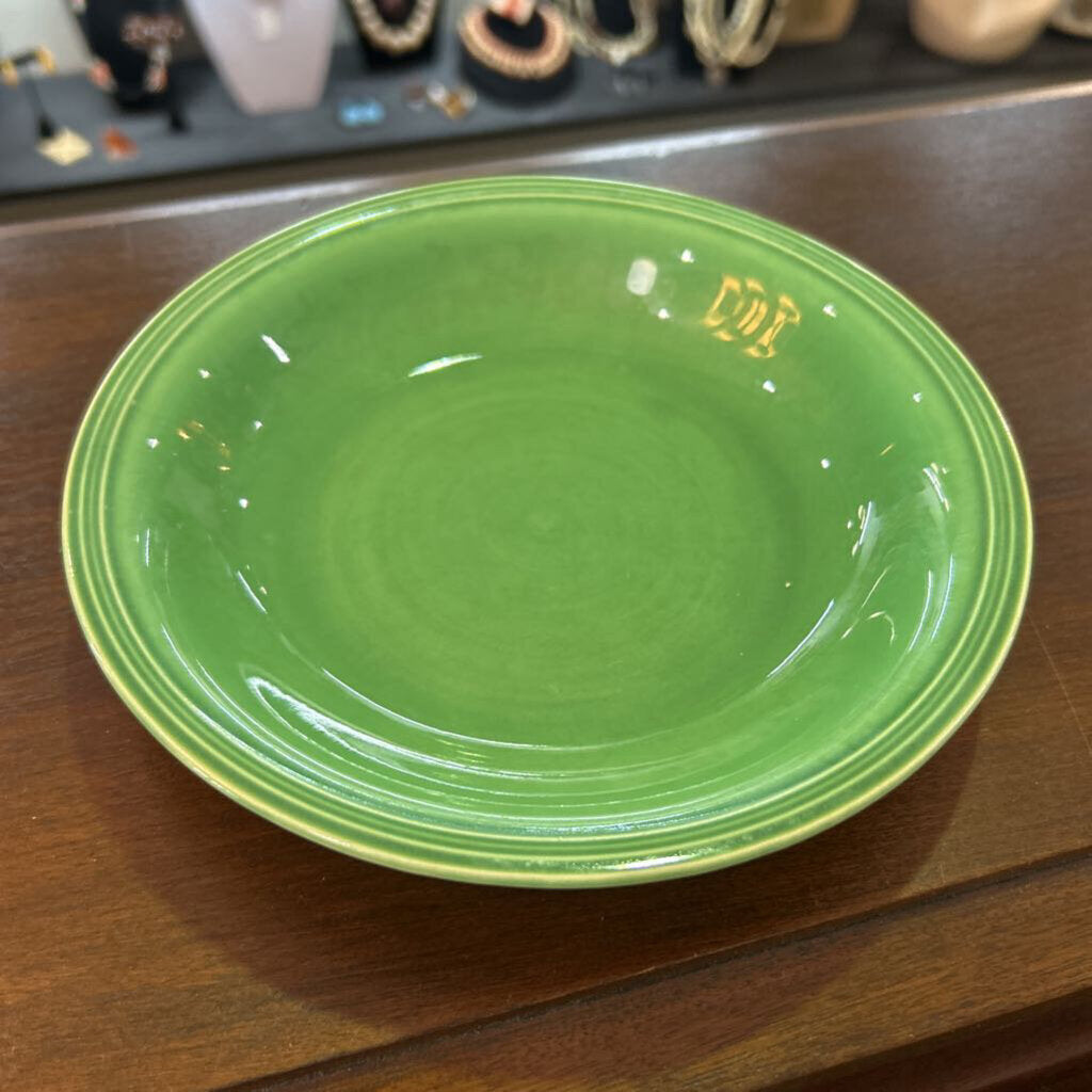 1940s, Edwin Knowles, Deanna Rim Soup Bowls, Sold Glaze Art Deco, c.1940s.