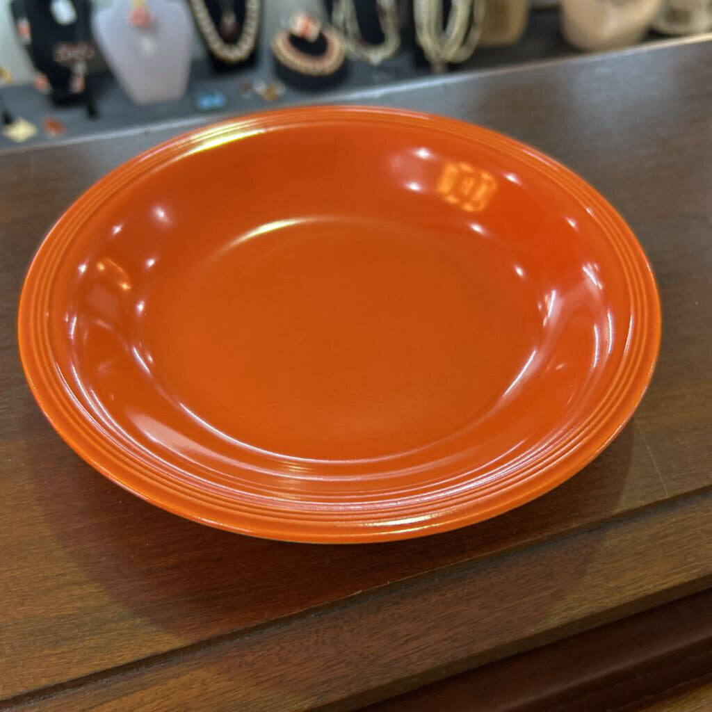 1940s, Edwin Knowles, Deanna Rim Soup Bowls, Sold Glaze Art Deco, c.1940s.