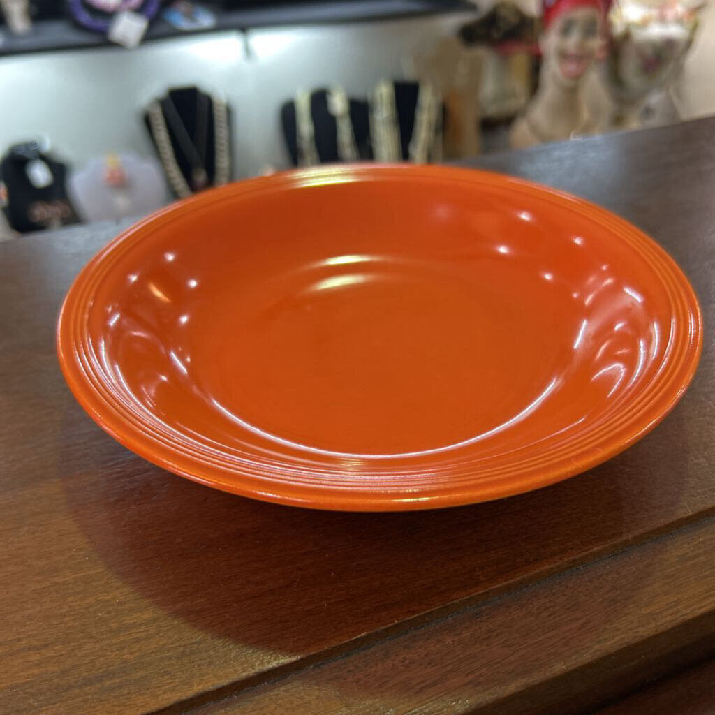 1940s, Edwin Knowles, Deanna Rim Soup Bowls, Sold Glaze Art Deco, c.1940s.