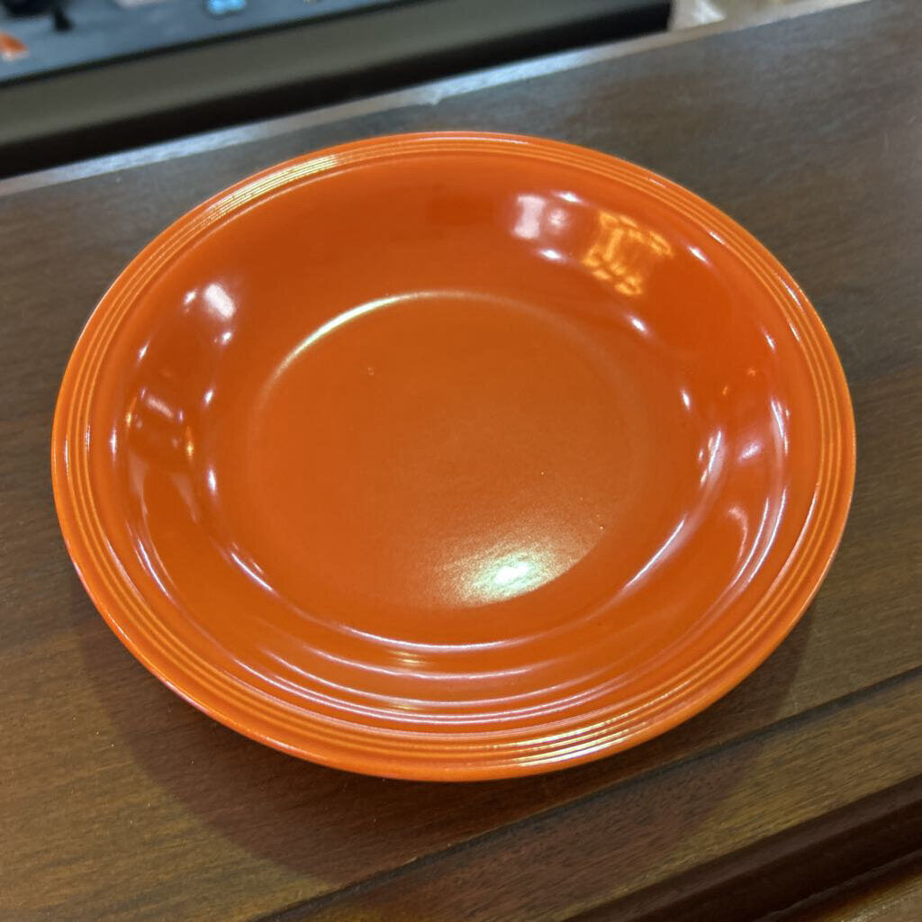 1940s, Edwin Knowles, Deanna Rim Soup Bowls, Sold Glaze Art Deco, c.1940s.
