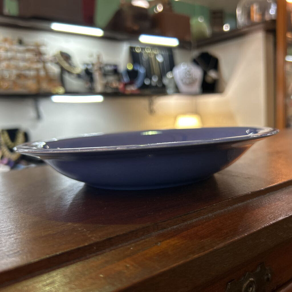 1940s, Edwin Knowles, Deanna Rim Soup Bowls, Sold Glaze Art Deco, c.1940s.