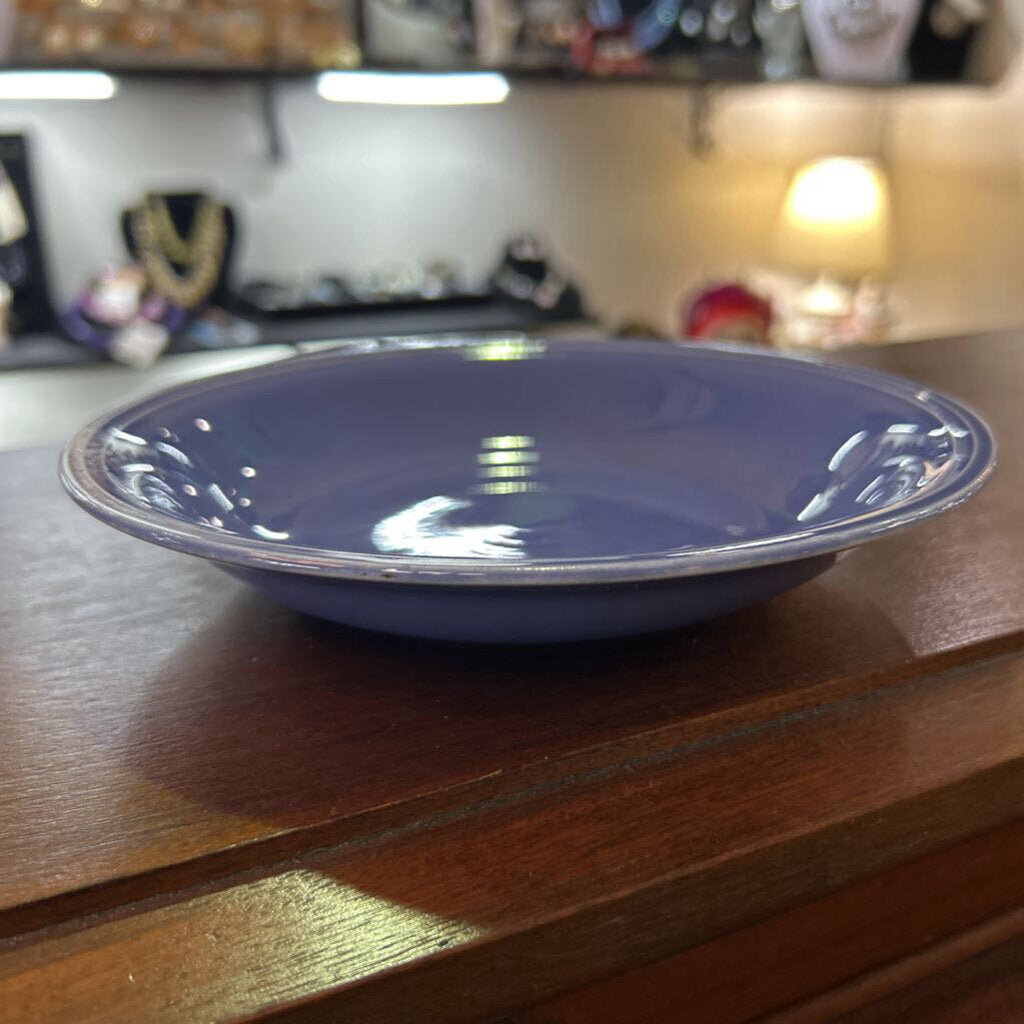 1940s, Edwin Knowles, Deanna Rim Soup Bowls, Sold Glaze Art Deco, c.1940s.