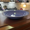 1940s, Edwin Knowles, Deanna Rim Soup Bowls, Sold Glaze Art Deco, c.1940s.