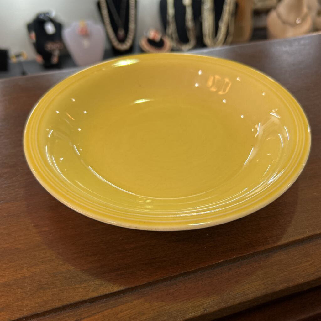 1940s, Edwin Knowles, Deanna Rim Soup Bowls, Sold Glaze Art Deco, c.1940s.