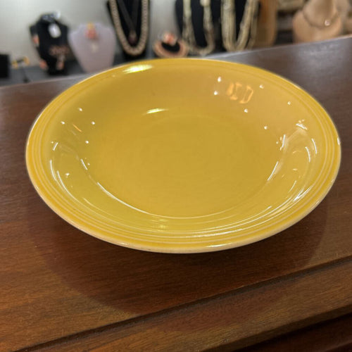 1940s, Edwin Knowles, Deanna Rim Soup Bowls, Sold Glaze Art Deco, c.1940s.
