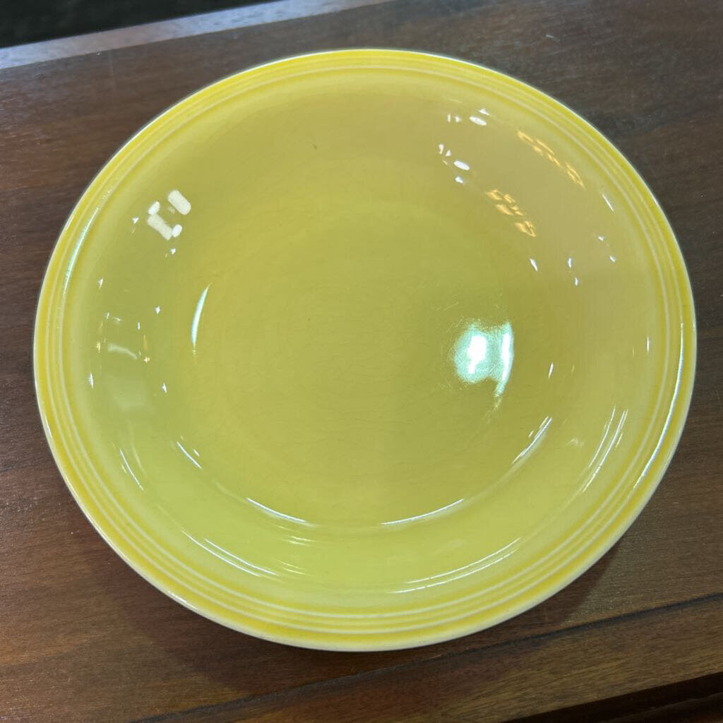 1940s, Edwin Knowles, Deanna Rim Soup Bowls, Sold Glaze Art Deco, c.1940s.
