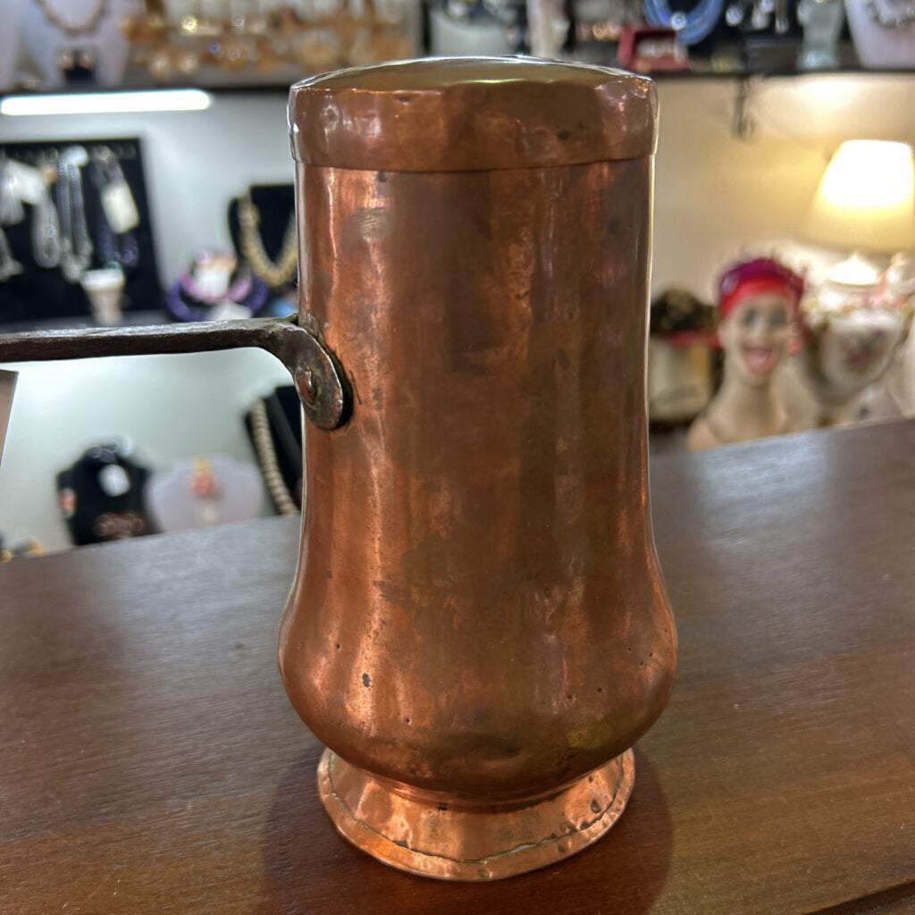 Antique 19th Century French "Chocolate Pot" Copper. *Condition as is*