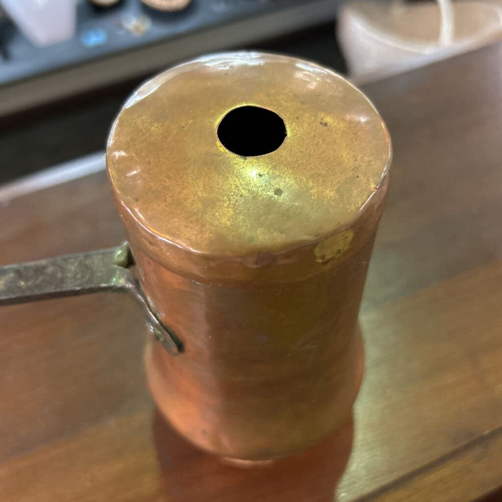 Antique 19th Century French "Chocolate Pot" Copper. *Condition as is*