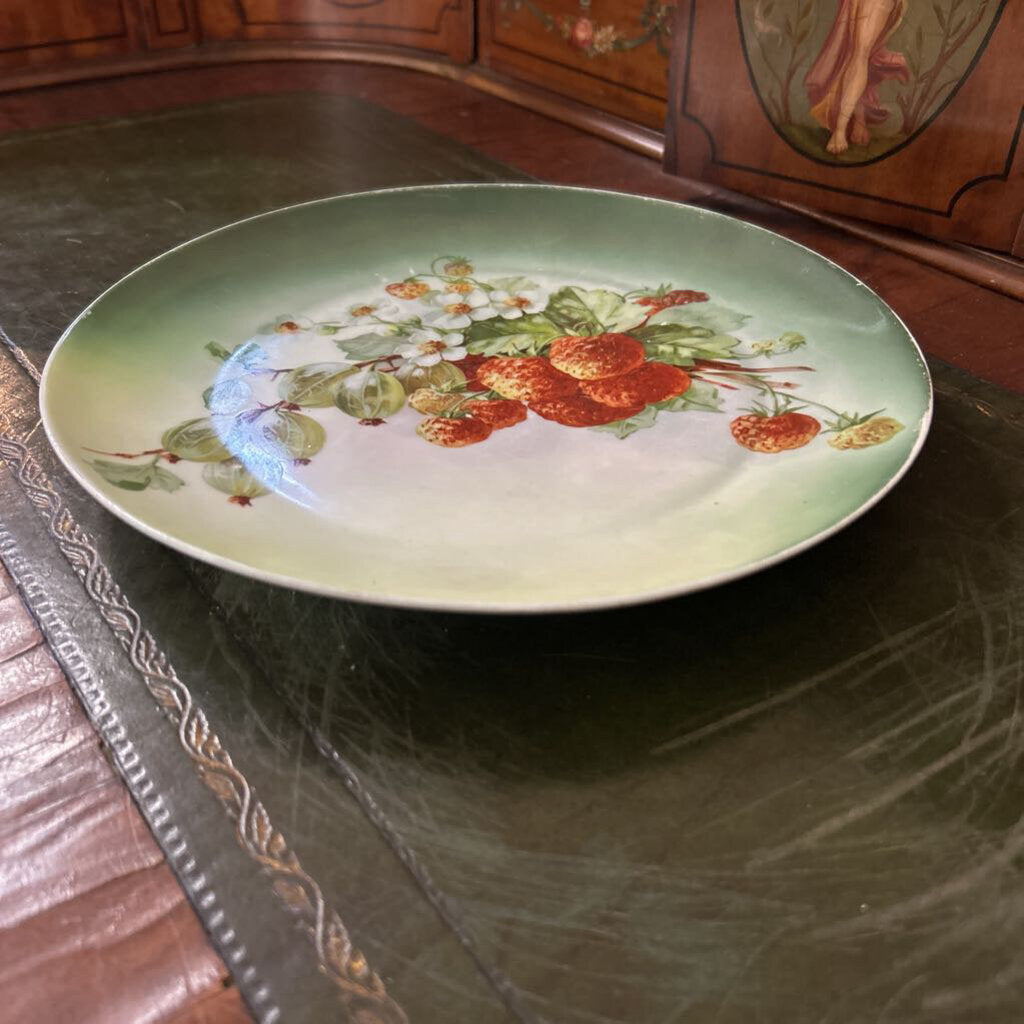Z.S&Co, Bavaria, Porcelain Plate, Fruit/Floral. c.1890-1910