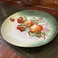 Z.S&Co, Bavaria, Porcelain Plate, Fruit/Floral. c.1890-1910