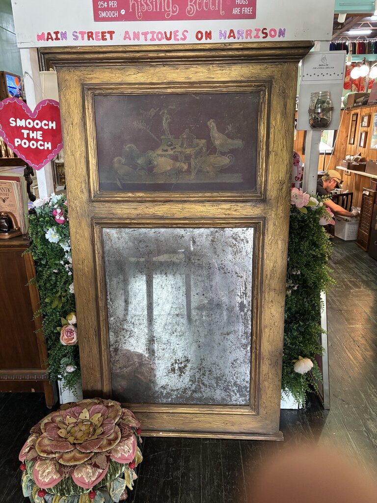 19th century French Trumeau Mirror/ Over-mantel mirror