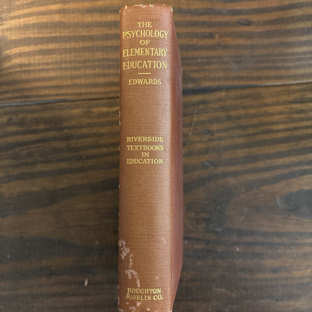 The Psychology of Elementary Education; 1925
