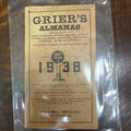 Grier's Almanac; Otis Ashmore; 1938