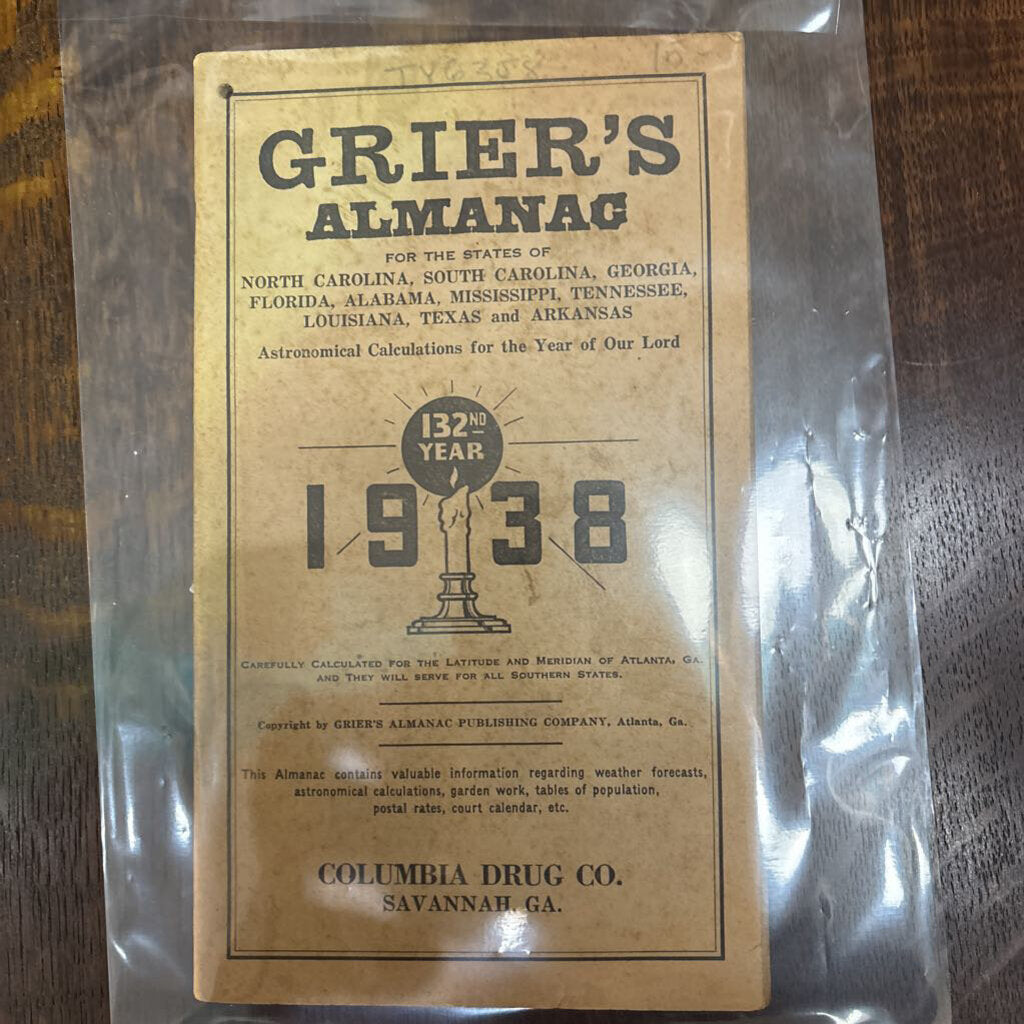 Grier's Almanac; Otis Ashmore; 1938