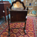 Humidor Cabinet/ Smoking Stand; Copper lined Cabinet Interior. Circa 1920-40