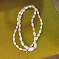 48" Natural Hardstone bead necklace; (Carnelian, Jasper, Agate, Quartz)