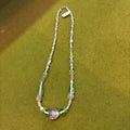 Glass beaded necklace