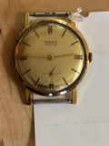 Gruen "Precision" manual wind watch; Swiss made; Gold filled case; circa 1950-60