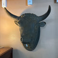 Bull Head Wall Mount- reproduction of 19th century French butcher's signage