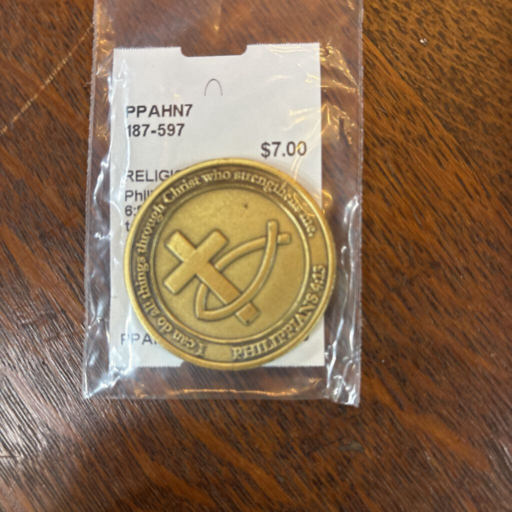 Philippians 4:13/ Micah 6:8 Christian pocket token
