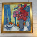 Original Oil on Canvas by Alaxander Shandor (Ukrainian) ; Titled "Vibrant Floral Still Life"; 2021
