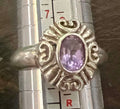 Amethyst Sterling ring sz.8