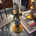 Decorative finial- gilt with natural shell applications