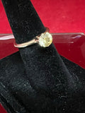 10K 3/4ct Sapphire Solitaire ring sz.6