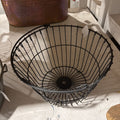 Vintage Wire Egg Gathering Basket; circa 1940-60