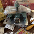 Vintage H.M. Fraser commercial fabric-strip cutter, Model 500; with replacement cutting wheels;