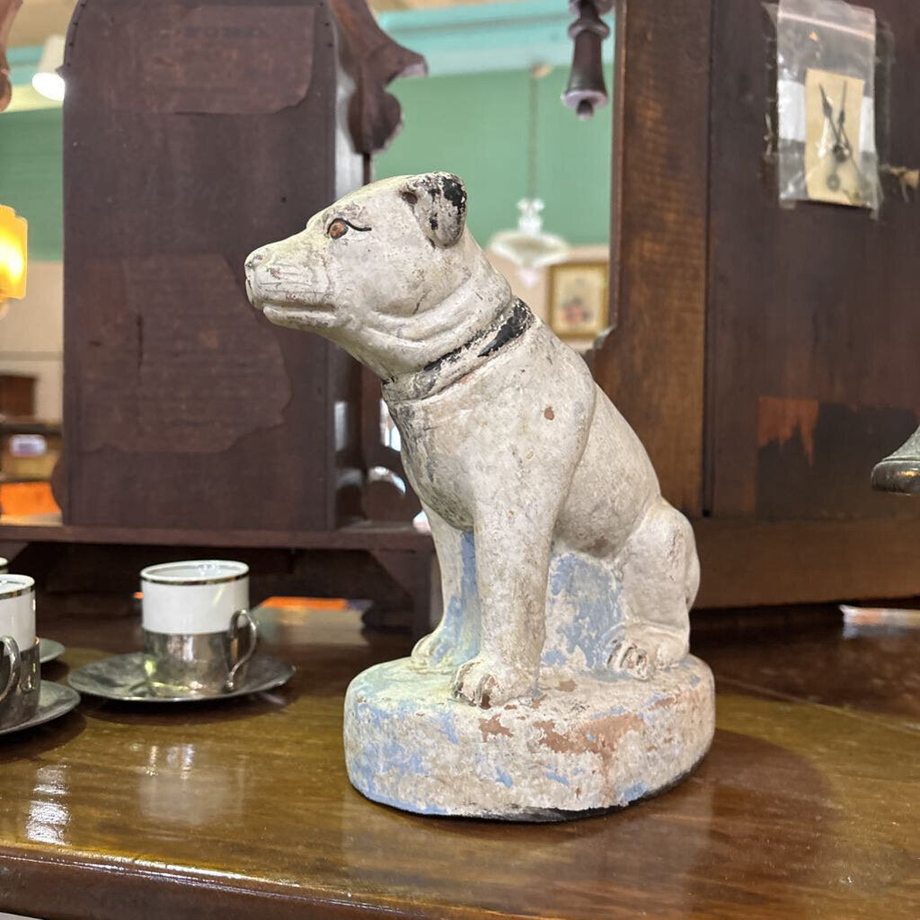 "Nipper the Dog" Chalkware figure (reproduction)