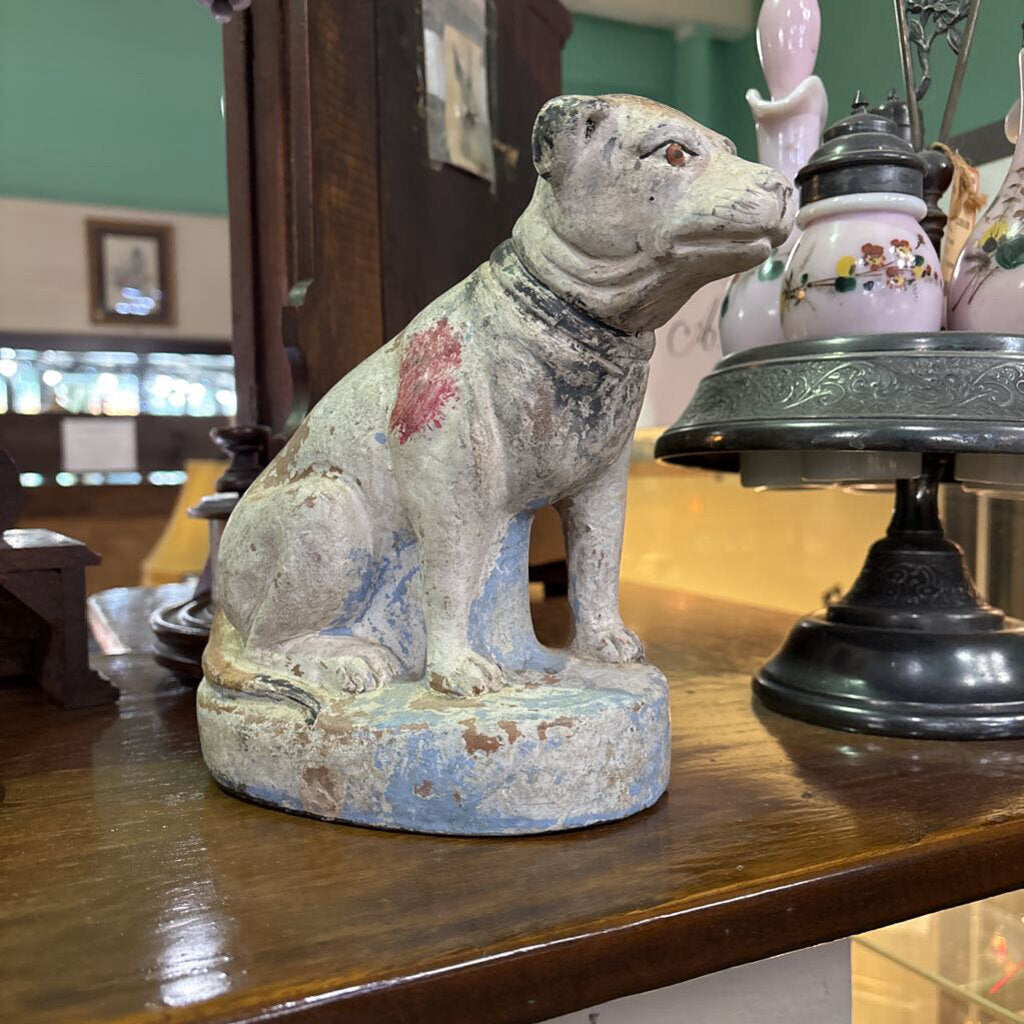 "Nipper the Dog" Chalkware figure (reproduction)