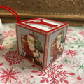 Christmas Letter Block Ornament, Santa Clause.