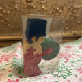 Vtg Department 56 wooden jigsaw puzzle ornamnet.