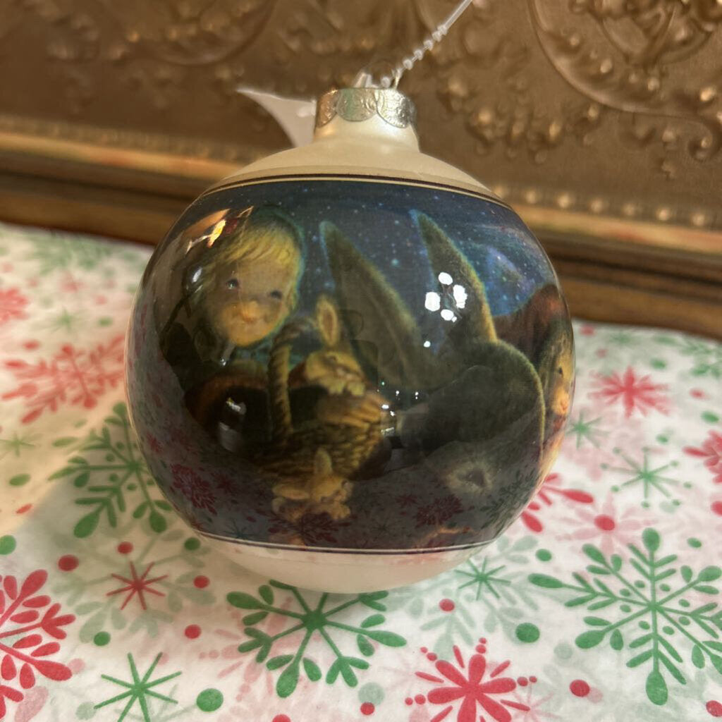 1981 Schmid "Guardian Angel" Christmas Ornament