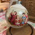 1982 Hallmark Keepsake Glass ball ornament "OLD FASHIONED CHRISTMAS"