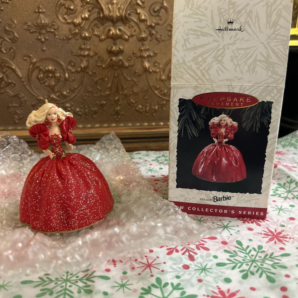 Hallmark Keepsake Ornament "Holiday Barbie" 1993