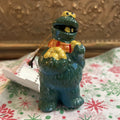 1980s Sesame Street Ceramic ornaments by Newcor (COOKIE MONSTER))