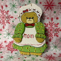 Vtg Enesco, Lucy & Me series, c.1984 "Mom Bear. Christmas Ornament.