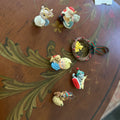 Hallmark, Christmas Ornament. Miniature set 5.