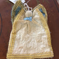 Handmade Christmas Paper Ornament, Angel- Blue wings.